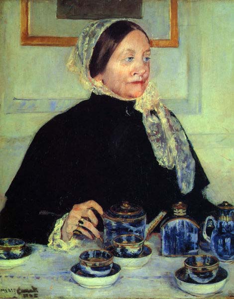 Mary Cassatt Lady at the Tea Table